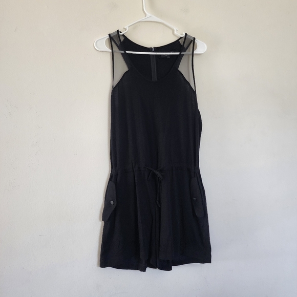 rag & bone lyocell/ silk combo sleeveless romper size 2 - Picture 1 of 7